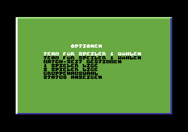 International Football screenshot 2 for Commodore 64